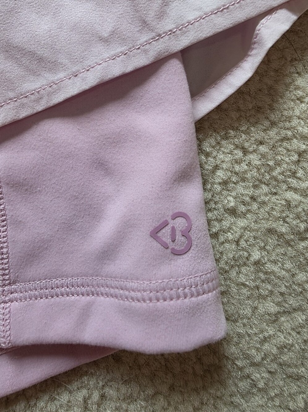 Pink Ruffle Blogilates Shorts - Picture 2 of 7